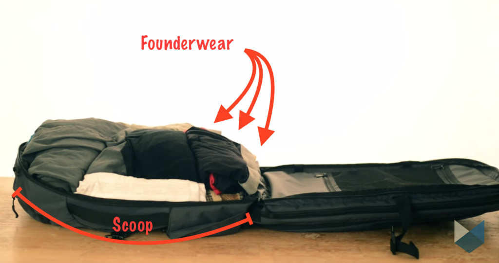 Packing Your Minaal Carry-on on the Scoop Side Featuring Founderwear