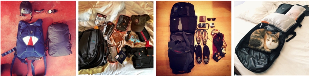 Packing the Minaal Carry-on – Instagram Collage 