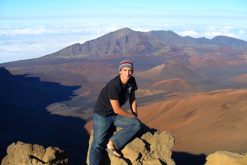 Digital Nomad Derek Baron At the Summit