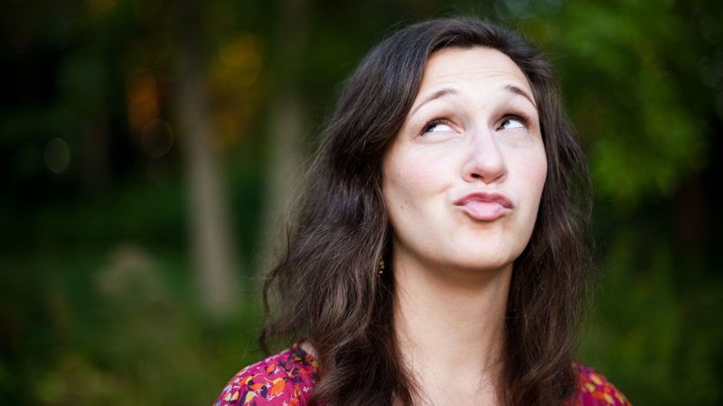Digital Nomad Elisa Doucette Rolling Her Eyes At The Thought Of Over Packing