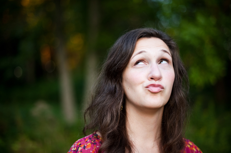 Digital Nomad Elisa Doucette Rolling Her Eyes At The Thought Of Over Packing