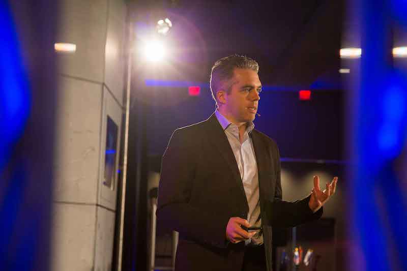 Digital Nomad Clay Hebert takes the stage