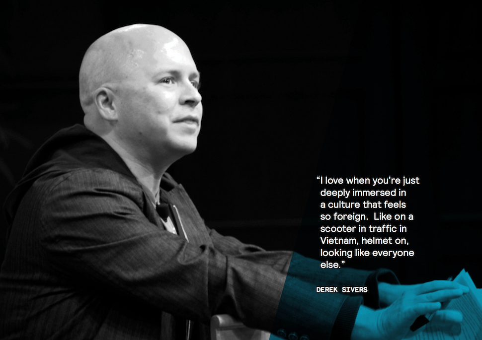 Derek Sivers on stage