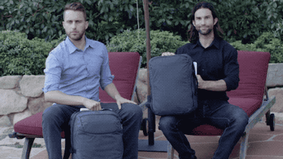 Minaal Carry-on 2.0 and Daily Laptop Top and Side Draw