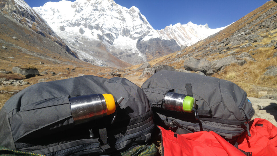 The Ticket To Travel Danica and Nathan Minaal Carry-on 2.0s Himalayas