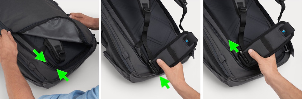How To Attach Modular Hip Pads To Your Minaal Carry-on 2.0